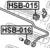 FEBEST HSB015 ВТУЛКА ЗАДНЕГО СТАБИЛИЗАТОРА D13