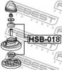 FEBEST HSB018 ВТУЛКА ЗАДНЕГО АМОРТИЗАТОРА