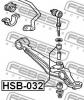 FEBEST HSB-032 Втулка тяги стабилизатора