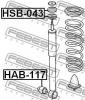 FEBEST HSB043 ВТУЛКА ЗАДНЕГО АМОРТИЗАТОРА