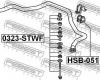 FEBEST HSB051 ВТУЛКА ПЕРЕДНЕГО СТАБИЛИЗАТОРА D31.8