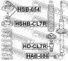 FEBEST HSB054 ВТУЛКА ЗАДНЕГО АМОРТИЗАТОРА