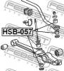 FEBEST HSB057 ВТУЛКА СТОЙКИ СТАБИЛИЗАТОРА D8 (HONDA ACCORD CB1/CB3/CB7 1990-1993 HONDA CIVIC SHUTTLE EF 1987-1997