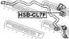 FEBEST HSBCL7F ВТУЛКА ПЕРЕДНЕГО СТАБИЛИЗАТОРА D26.5