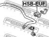 FEBEST HSB-EUF Втулка переднего стабилизатора