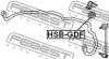 FEBEST HSBGDF ВТУЛКА ПЕРЕДНЕГО СТАБИЛИЗАТОРА D22 (HONDA JAZZ/FIT GD# 2001-) FEBEST