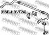 FEBEST HSBHRVF24 ВТУЛКА ПЕРЕДНЕГО СТАБИЛИЗАТОРА D24.2 (HONDA HR-V GH1/GH2/GH3/GH4 1998-) FEBEST