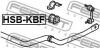 FEBEST HSB-KBF Втулка переднего стабилизатора