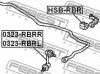 FEBEST HSB-RBR Втулка заднего стабилизатора
