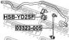 FEBEST HSB-YD2SF Втулка переднего стабилизатора