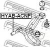 FEBEST HYAB-ACNF Сайлентблок маленький переднего рычага