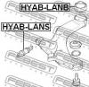FEBEST HYAB-LANB Сайлентблок переднего рычага