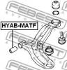 FEBEST HYAB-MATF Саилентблок переднего рычага
