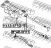 FEBEST HYAB-SFR1 Сайлентблок заднего рычага