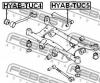 FEBEST HYAB-TUC4 Сайлентблок задней продольной тяги