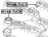FEBEST HYAB-TUCS Сайленблок передний переднего рычага