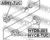 FEBEST HYCBTUC ПОДШИПНИК ПОДВЕСНОЙ КАРДАННОГО ВАЛА (HYUNDAI TUCSO