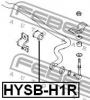 FEBEST HYSB-H1R Втулка заднего стабилизатора