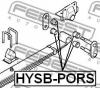 FEBEST HYSBPORS ВТУЛКА РЕССОРЫ