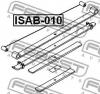 FEBEST ISAB010 САЙЛЕНБЛОК ЗАДНЕЙ РЕССОРЫ