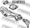 FEBEST ISAB011 САЙЛЕНБЛОК НИЖНЕГО ПЕРЕДНЕГО РЫЧАГА