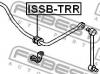 FEBEST ISSB-TRR Втулка заднего стабилизатора