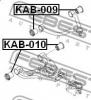 FEBEST KAB-010 Сайлентблок нижний переднего рычага