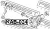 FEBEST KAB-024 Сайлентблок опоры дифференциала