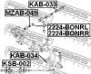 FEBEST KAB-033 Сайлентблок заднего верхнего рычага