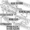 FEBEST KAB-SL10R Сайлентблок KAB-SL10R