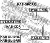 FEBEST KAB-SL10RR Сайленблок заднего продольного рычага