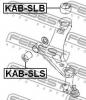 FEBEST KAB-SLS Сайлентблок передний переднего рычага