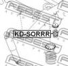 FEBEST KD-SORRR Отбойник заднего амортизатора