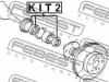 FEBEST KIT2 Сальник ступичного подшипника