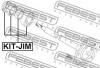 FEBEST KIT-JIM Подшипник шариковый задней полуоси