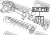 FEBEST KIT-TT9 Подшипник задней полуоси комплект