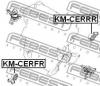 FEBEST KM-CERRR Подушка двигателя задняя