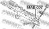 FEBEST MAB007 САЙЛЕНБЛОК РУЛЕВОЙ РЕЙКИ (MITSUBISHI PAJERO III MONTERO V75W 2000-2006 MITSUBISHI PAJERO IV MONTERO