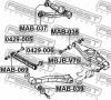 FEBEST MAB038 САЙЛЕНБЛОК ЗАДНЕГО ПОПЕРЕЧНОГО РЫЧАГА (MITSUBISHI PAJERO III MONTERO V75W 2000-2006 MITSUBISHI PAJER