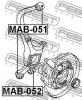 FEBEST MAB-051 Сайлентблок задн.цапфы