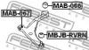 FEBEST MAB067 САЙЛЕНБЛОК ПЕРЕДНИЙ НИЖНЕГО РЫЧАГА