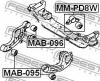 FEBEST MAB095 САЙЛЕНБЛОК ПОДУШКИ ДИФФЕРЕНЦИАЛА