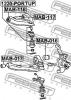 FEBEST MAB116 САЙЛЕНБЛОК ПЕРЕДНЕГО ВЕРХНЕГО РЫЧАГА (MITSUBISHI DELICA PD4W/PD6W/PD8W 1994-2004 MITSUBISHI ROSA BG6