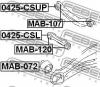 FEBEST MAB120 САЙЛЕНБЛОК ЗАДНЕЙ ТЯГИ (MITSUBISHI DINGO CQ1A/CQ2A/CQ5A 1998-2002 MITSUBISHI DION CR5W/CR6W/CR9W 200