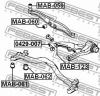 FEBEST MAB-123 Сайлентблок заднего нижнего рычага