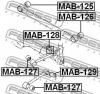 FEBEST MAB-129 Сайлентблок задней нижней продольной тяги