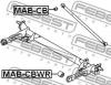 FEBEST MAB-CB Сайлентблок задней поперечной тяги