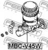 FEBEST MBC-V45W Цилиндр тормозной главный
