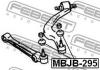 FEBEST MBJB295 ПЫЛЬНИК ШАРОВОЙ ОПОРЫ НИЖНЕЙ (ПРЯМОГО РЫЧАГА)