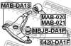 FEBEST MBJBDA1F ПЫЛЬНИК ОПОРЫ ШАРОВОЙ НИЖНЕГО РЫЧАГА
